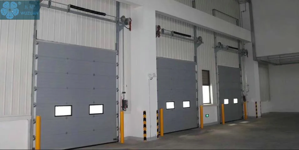 Automatic Overhead Sliding Galvanized Steel Material Lifting Sectional Door for Cold Room