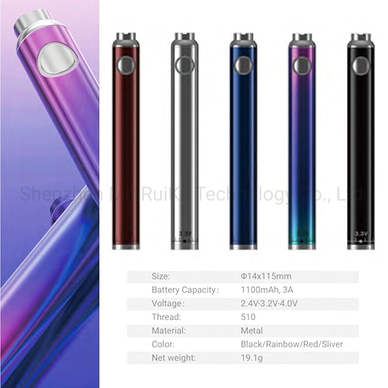 510 Thread Vape Battery Preheating Pens Variable Voltage Cartridges Tank for Thick Oil Cart Vape Support OEM/ODM Order