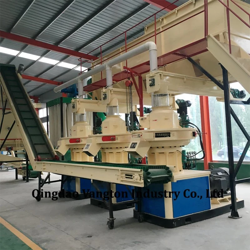 Aserrín Pelletizante máquina de pellets de madera máquina de pellets sólidos Máquina de producción de granero de biomasa