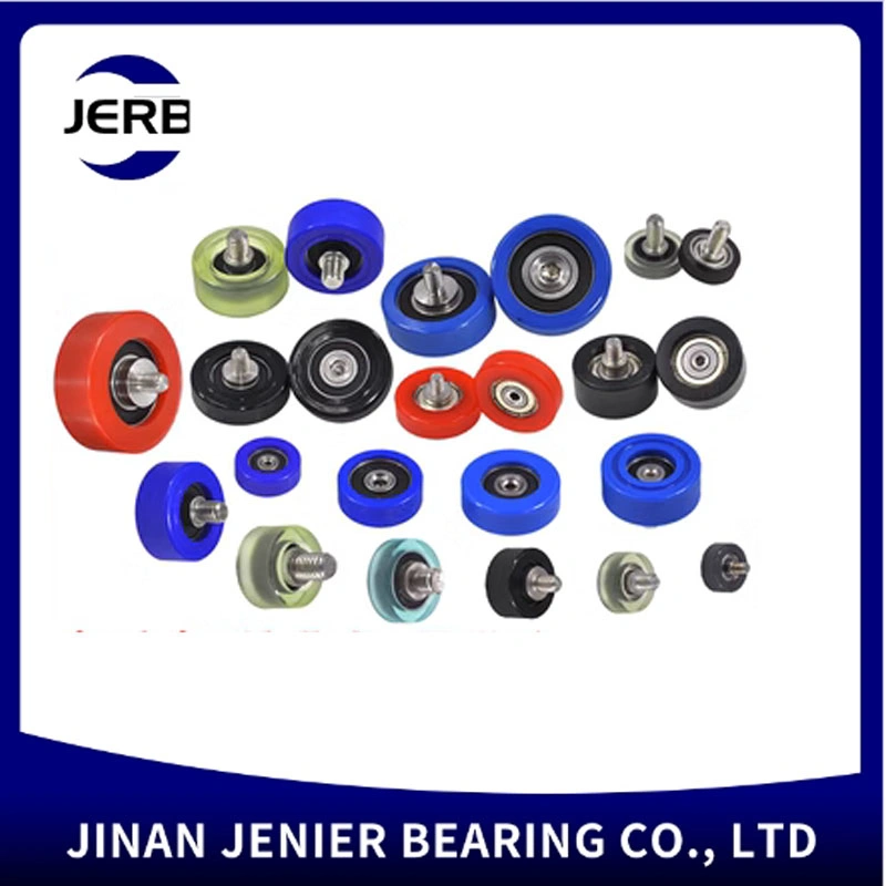 Rubber Bearings, Rubberized Polyurethane Bearings, Rollers, Silent Wear-Resistant, PU Wheels, Pulleys, Guide Wheels, Hardware Pulleys, Deep Groove Ball Bearings