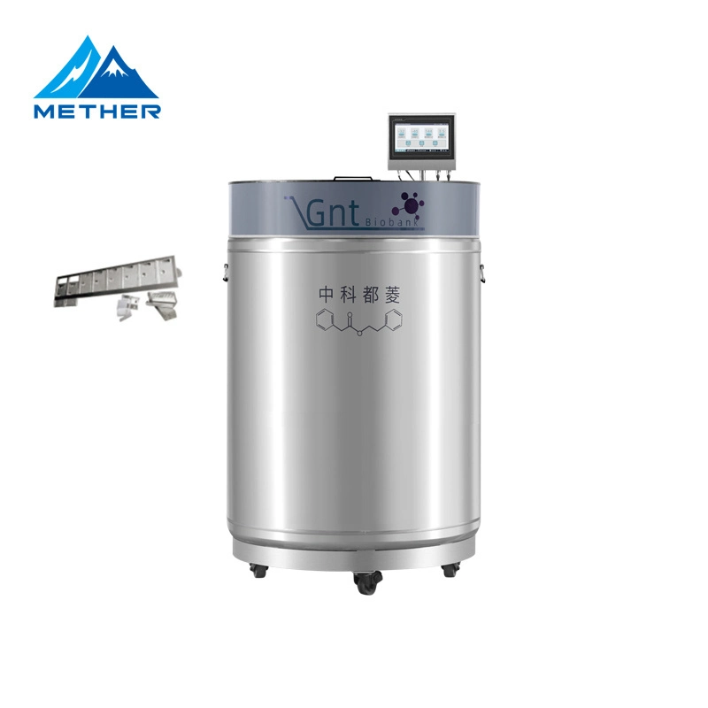 Mether 370L Large Capacity Liquid Nitrogen Tank for Cell Storage with Large Capacity and Secure Data Backup System Ydd-370-320p