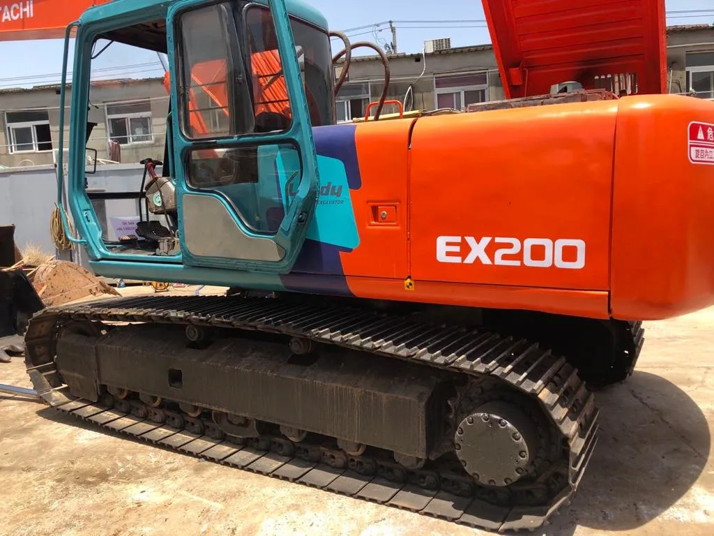 Komatsu Cateropillar Hitachi Used 21 20 30 Ton Second Hand Mining Machine Zaxis Ex200 Construction Machinery Equipment Crawler Excavators Sale Spare Parts