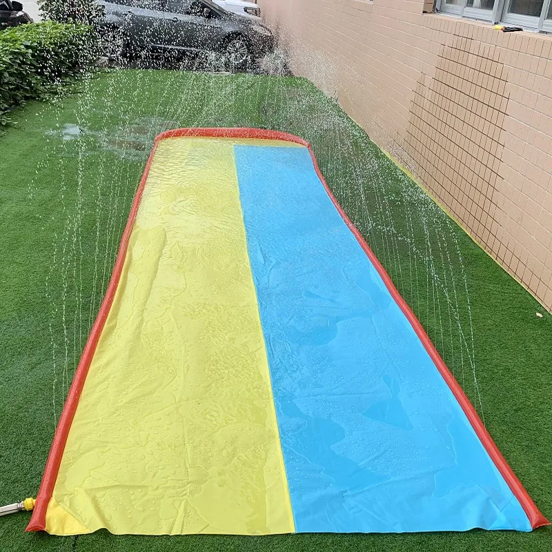 Super Slide Inflatable Slip and Slide Double Lane 16FT Plastic Double Tube

Super Glisse Gonflable Toboggan Double Voie 16FT Tube Double en Plastique