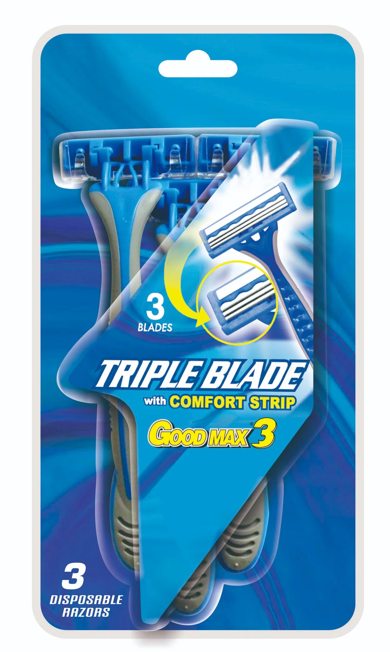 Men&prime; S Shaver Triple Blade Disposable