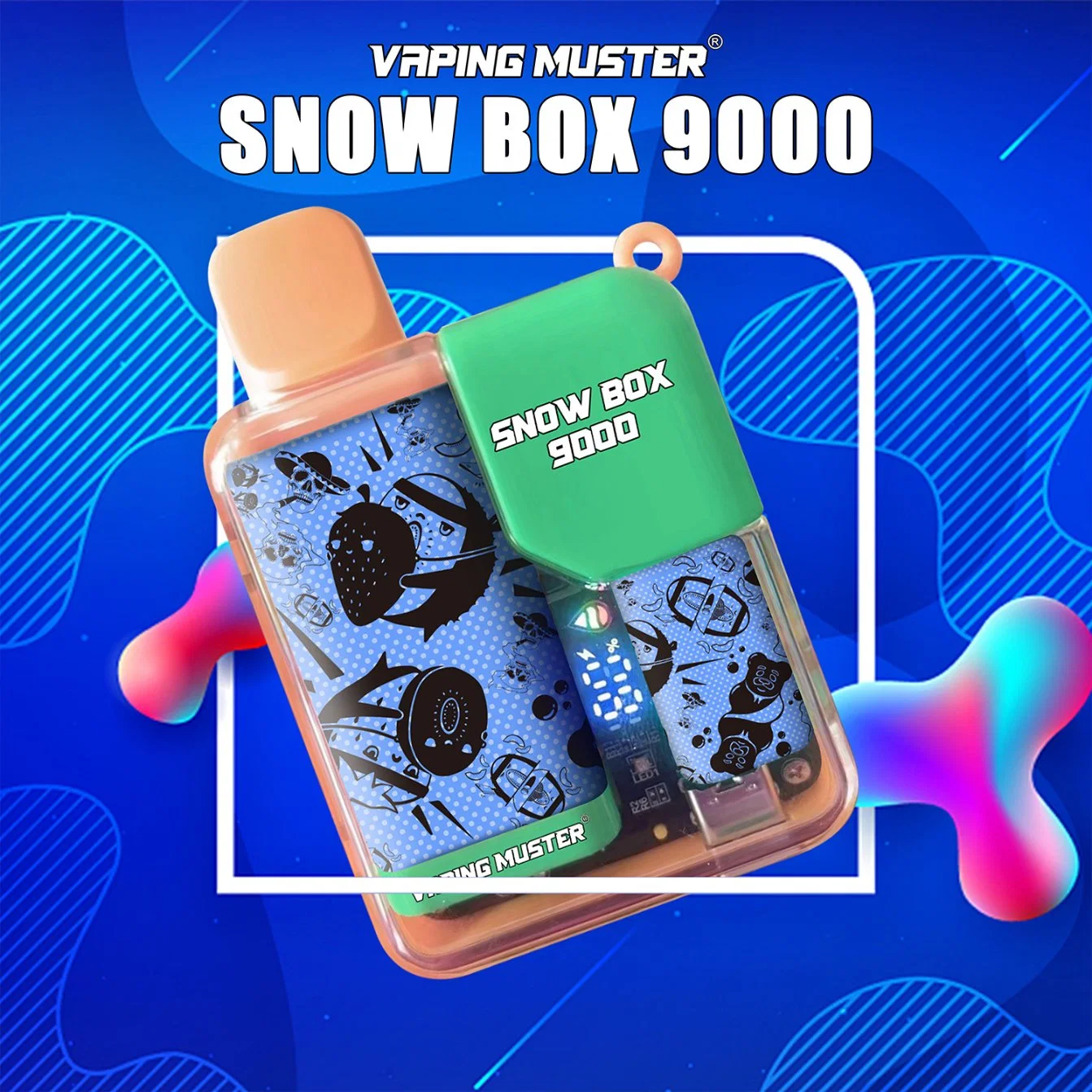 Vaping Muster Wholesale Vaper Pod Snow Box 9000 Puff Bar Disposable Vape OEM ODM Available Vape Pod