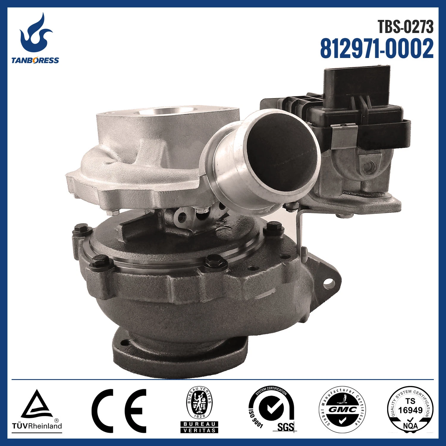 Electric Actuator Turbocharger GTB2256VK BK3Q6K682AB 812971-0002 for Ford