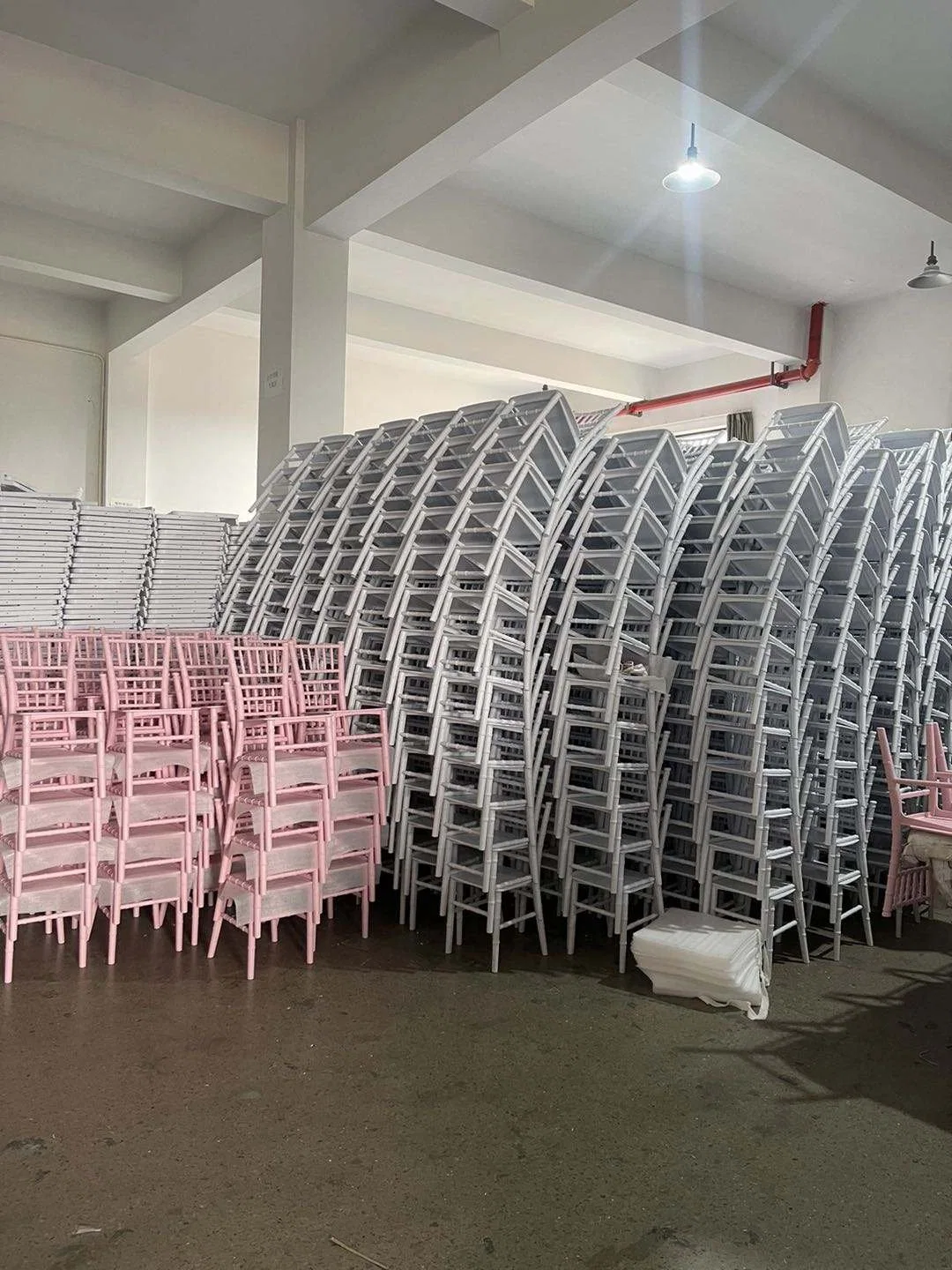 Wholesale/Supplier Stacking Birthday Party Pink Plastic Resin Kids Tiffany Chairs