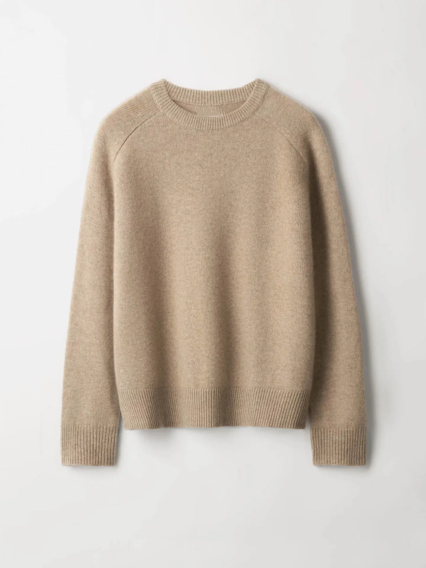 Washable Knit Soft Crew Neck 100% Cashmere Sweater Tops Pullover for Women