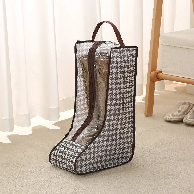 Travel Shoe Bag Fabric Short Tall Organizer Boot Protector Bag Dust Bag