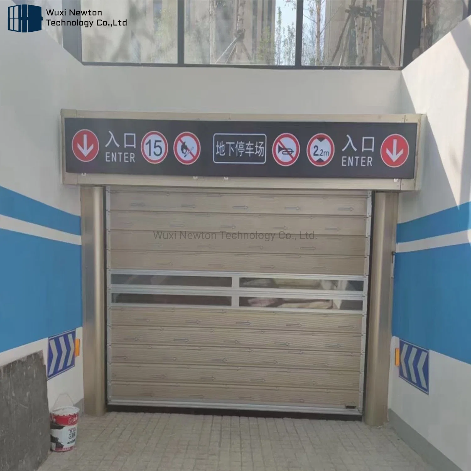 Insulated Aluminum High Speed Spiral Metal Rapid Doors