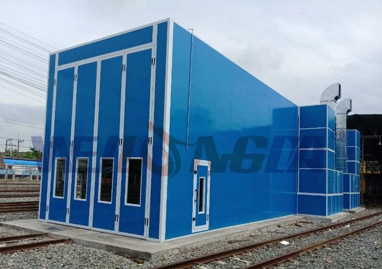 Wld Auto Paint Booth Spray Booth Painting Booth Painting Chamber/Oven/Cabin Spray Oven Spray Room Spray Booth Lackierraum Auto Wartung Automatische Reparatur
