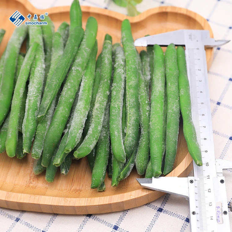 Sinocharm Vegetables IQF Green Beans Frozen Cut Green Beans