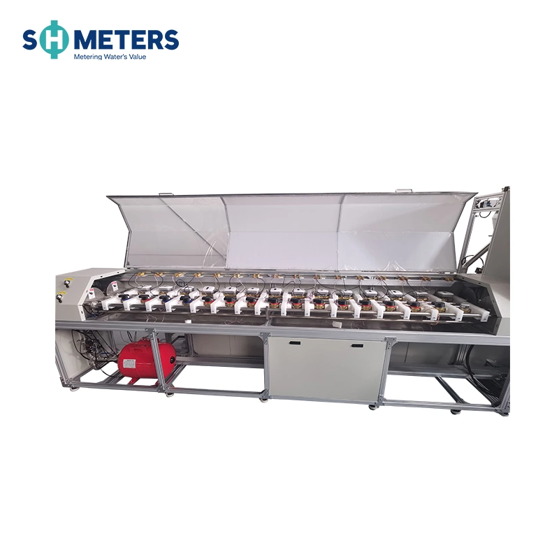 SS304 Material Complete Automatic Type Ultrasonic Water Meter Test Bench