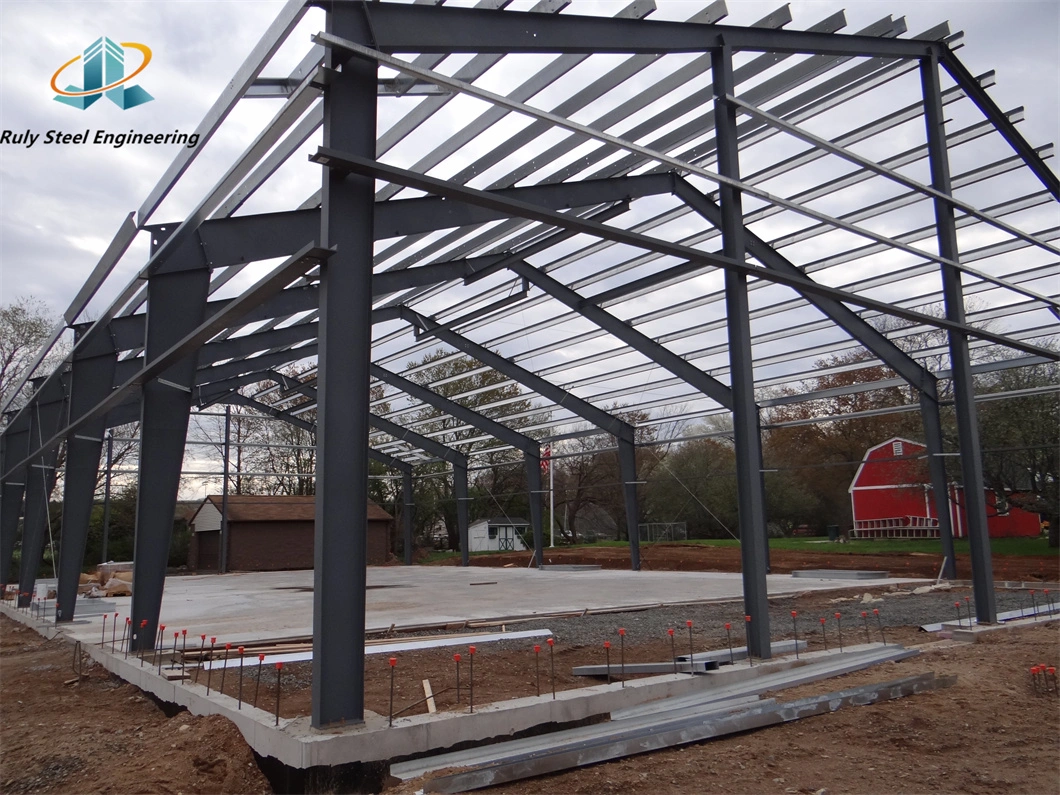 Steel Structure Factory Galvanized Prefabricated Structural Steel Buildings for Food Processing Plant