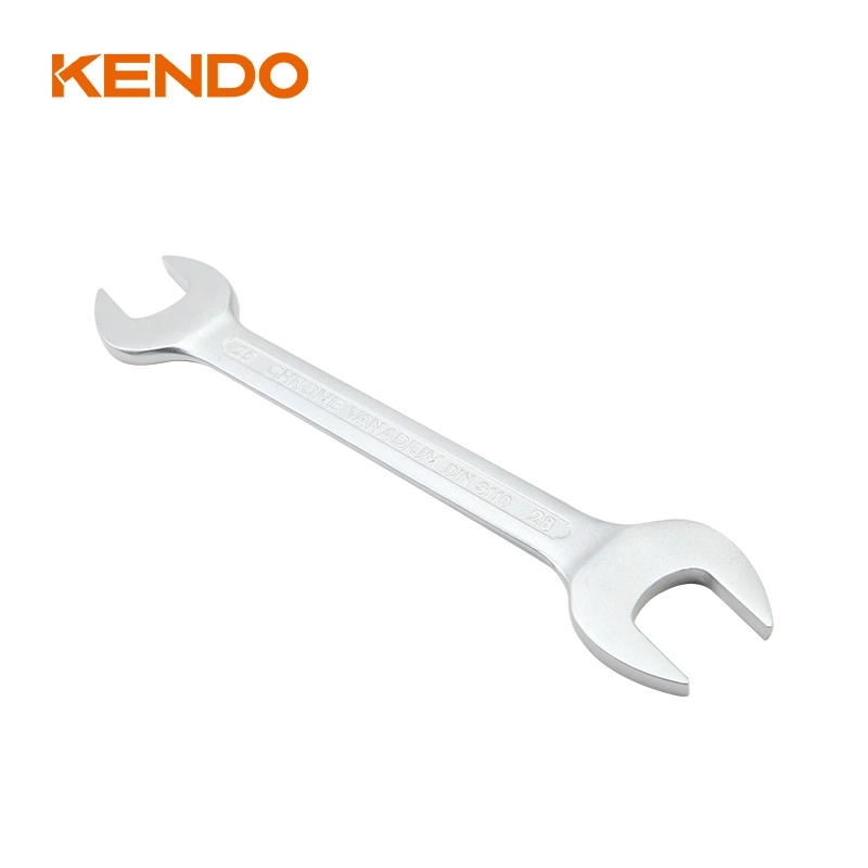 Kendo Hot Sale 25*18mm Double Open End Spanner with Rust Protective Coating