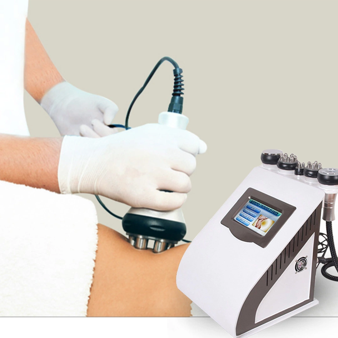 Portable Ultrasonic Vacuum Cavitation System 6 in 1 Body Slimming Equipment