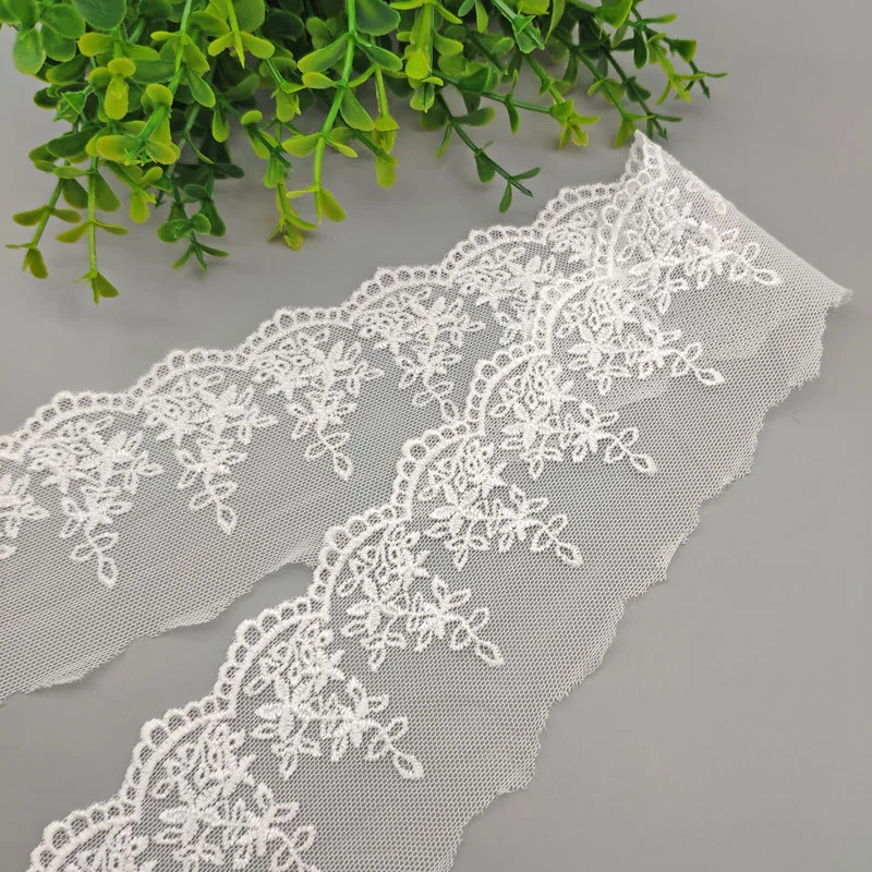 New Style Fashion Cotton Embroidery Nigeria Lace Fabric for Wedding Dress Home Textile Accessories