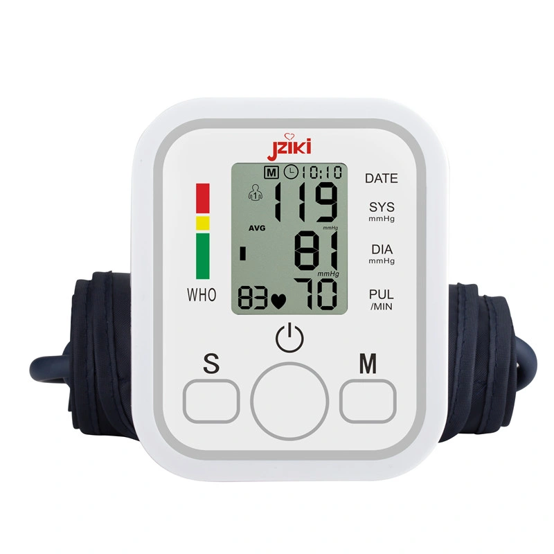 Jziki Talking Automatic Upper Arm Tensiometer Sphygmomanometer Digital Blood Pressure Monitor