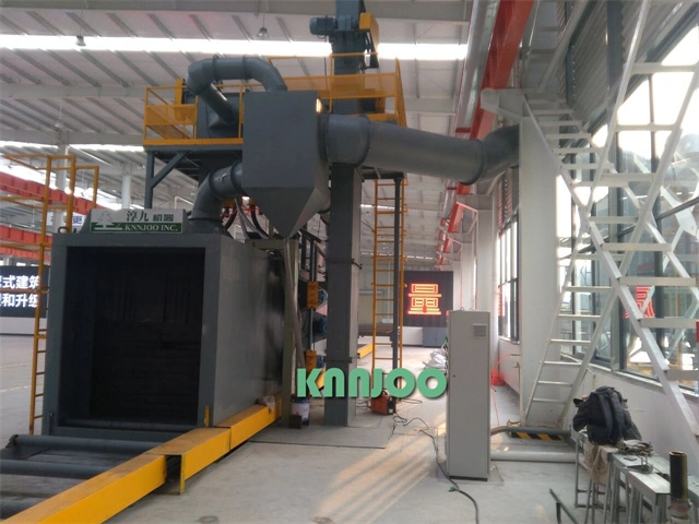 PLC Automatic Shot Blasting Machine Castings Parts Steel Structure Cleaning