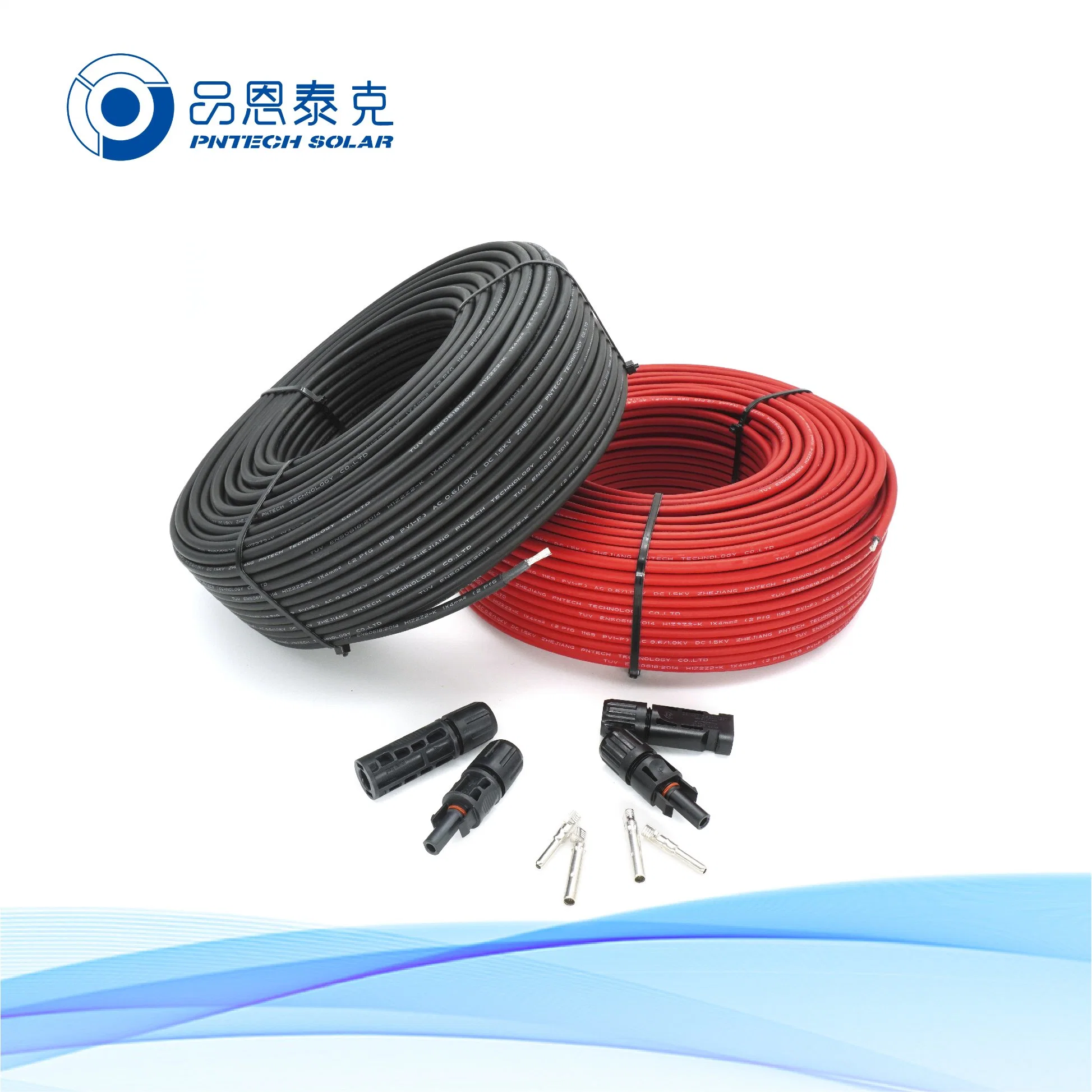 TUV UL Approved Electrical PV DC 2pfg 1169 PV1-F 1X4mm2 Solar Cable