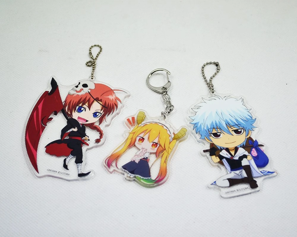 2021 Custom Acrylic Glitter Transparent Acrylic Keychains