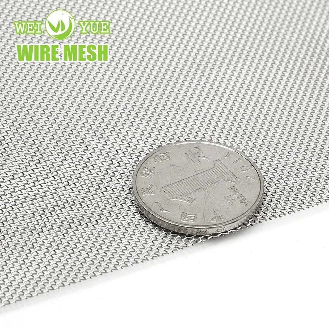Aço inoxidável SS304 316 de alta qualidade, 3-500, metal quadrado em malha Neerlandês rede de arame para filtro de peneiramento de tela Weave para extrusor de polímero