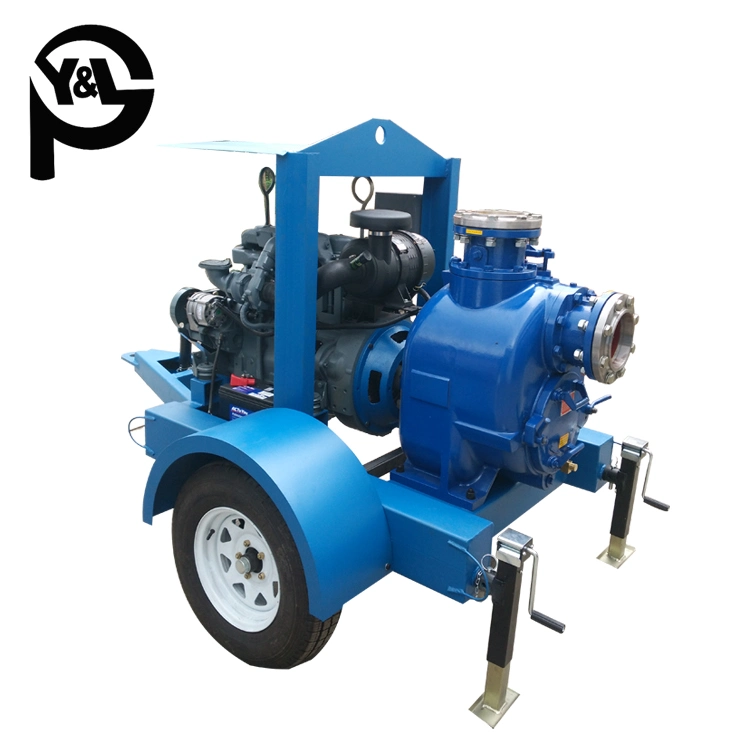 6 Inch Diesel Power Self Priming Mud Pump