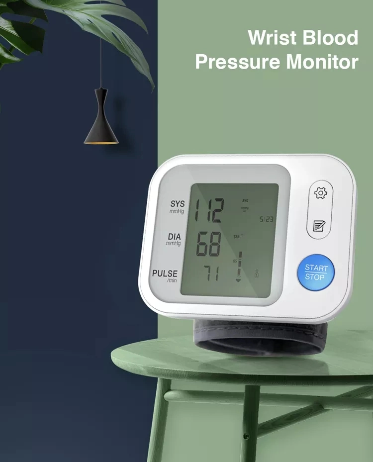 Parler montre-bracelet automatique du rétroéclairage de l'hôpital de la pression artérielle Moniteur numérique