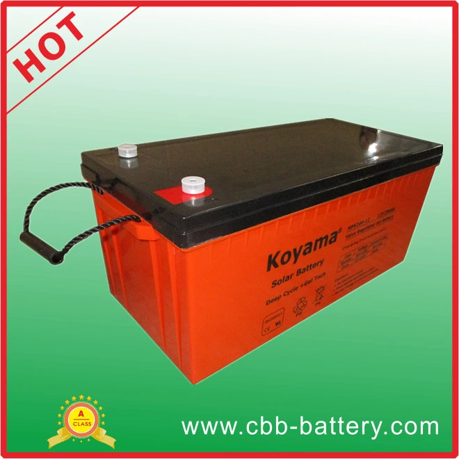 CE Certified Solar Battery Deep Cycle Gel Battery 12V 100ah