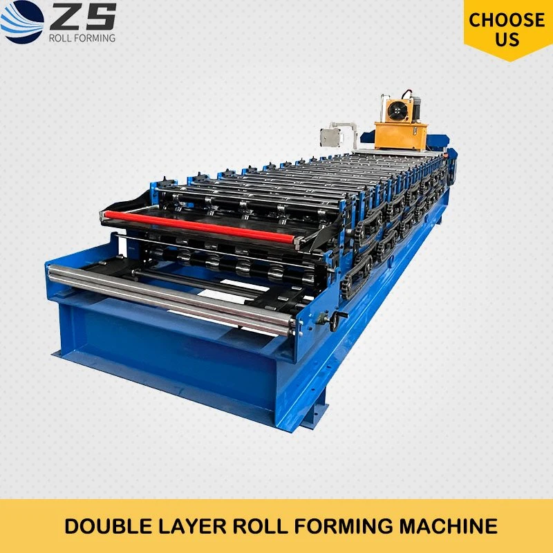 Wholesale/Supplier Ibr Tr4 Tr5 Tr6 Steel Glazed Corrugated Double Layer Building Material Making Machine