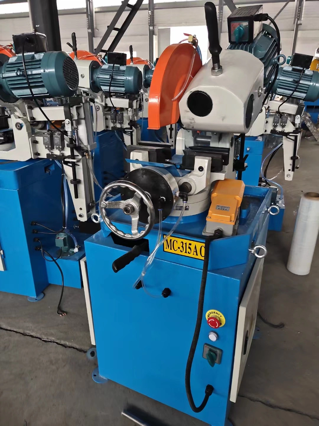 4 Mc-315AC Pneumatic Pipe Cutting Machine for Square Round Tube etc