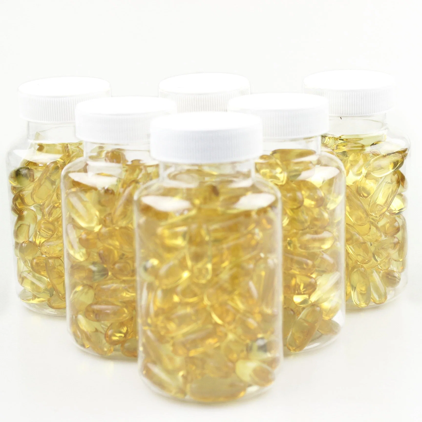 Gel souple Omega 3 huile de poisson de mer profonde certifié GMP Capsules