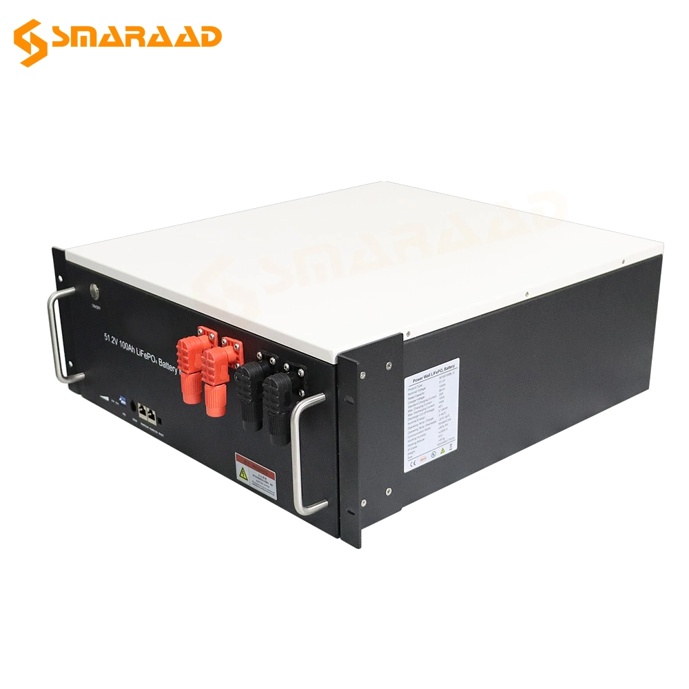 Smaraad 48V 100ah de almacenamiento de energía LiFePO4 Fuente de alimentación Batería Hogar