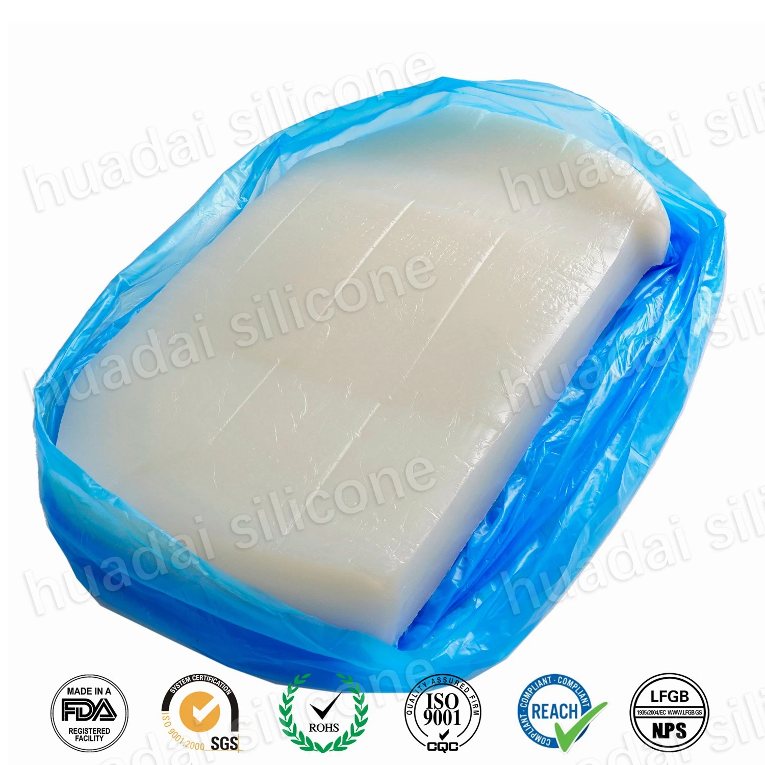 Reach FDA Certificate Available Htv Hcr Vmq Silicone Rubber Extrusion Transparent Silicone Rubber