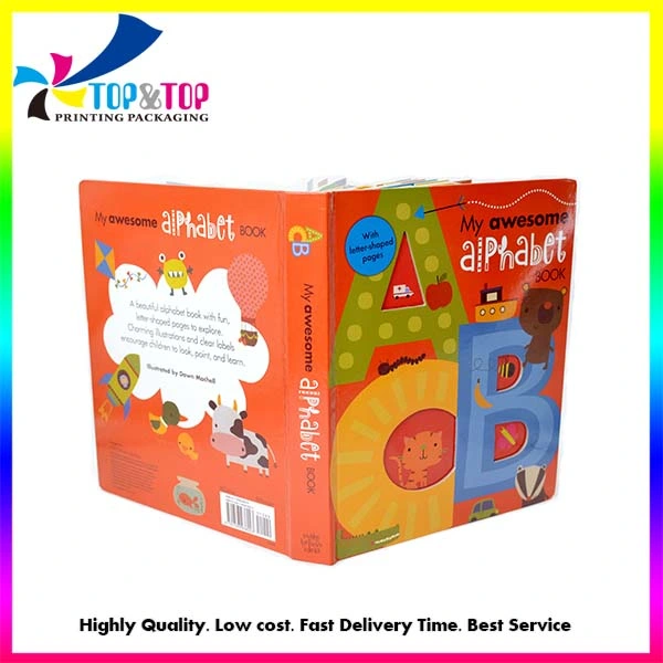 Wholesale/Supplier Custom Print School Reading Learn Color ABC Numeral Children Board Book for Kids