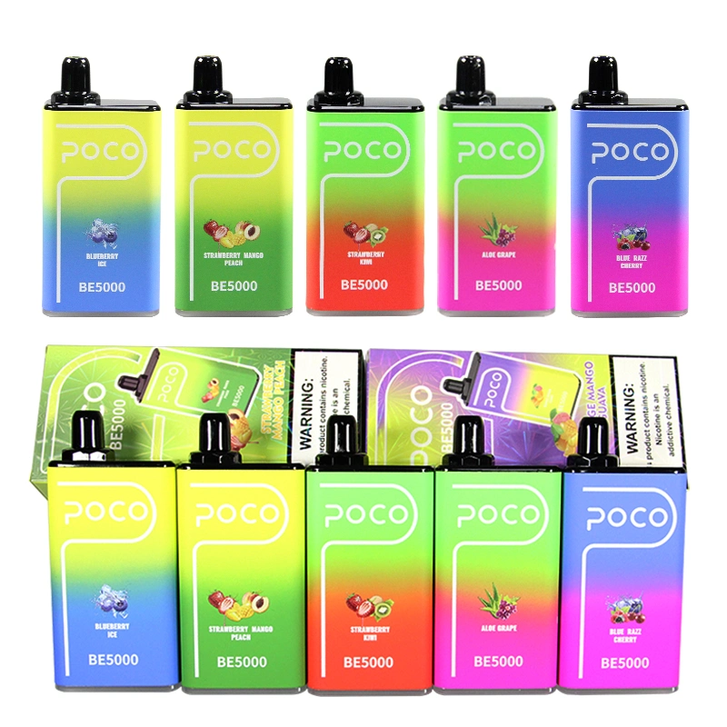 Factory Direct vape Poco Be 5000puffs 14ml Fruit Flavors Disposable/Chargeable Vape