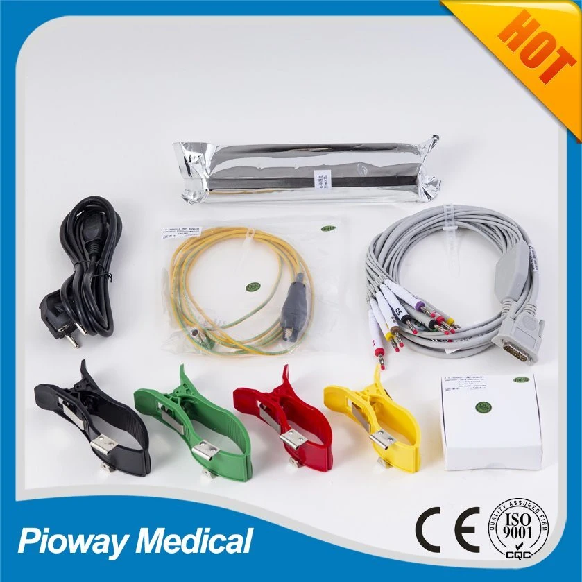 12 Channel Portable ECG Machine with Color Screen ECG1200g