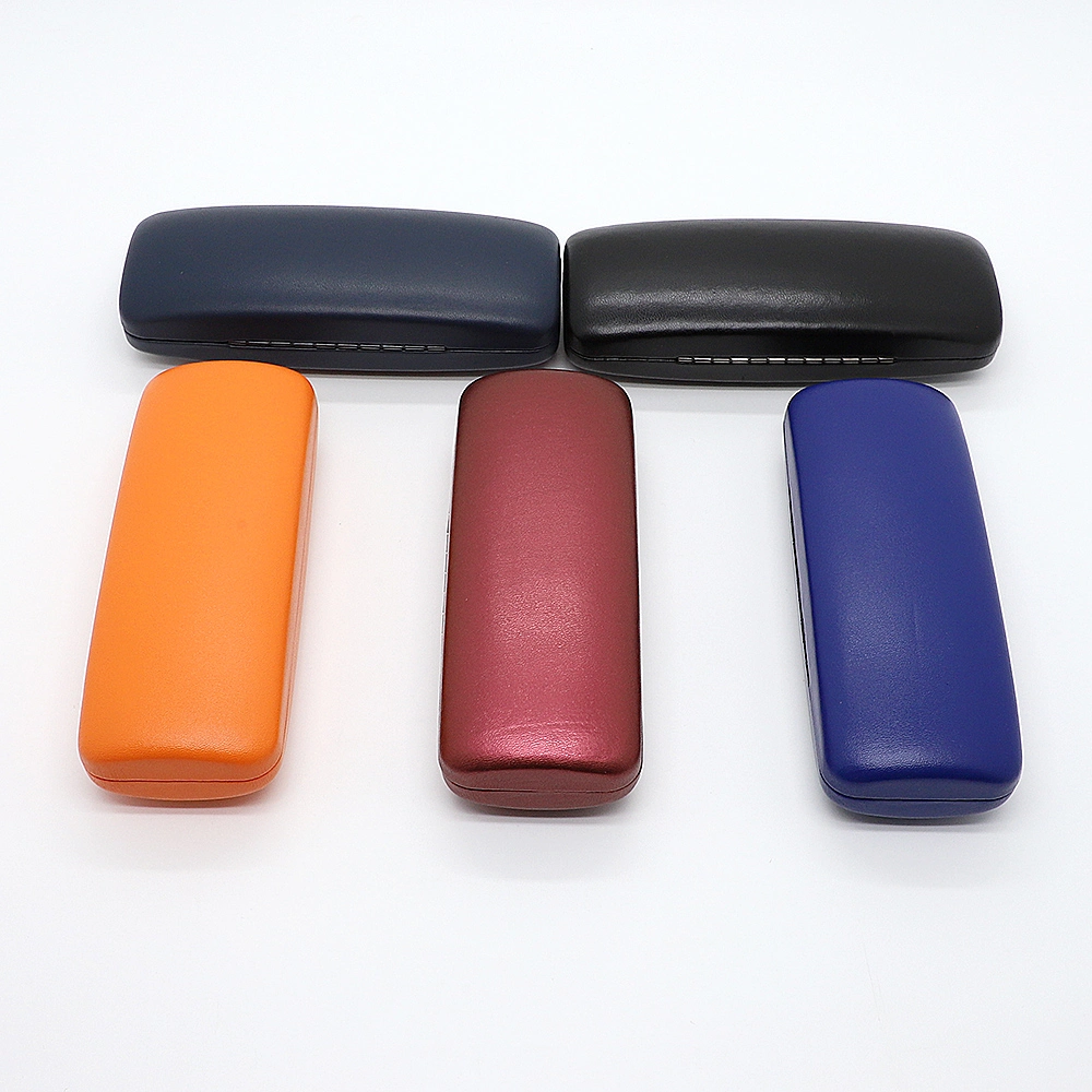 Spectacles Box Eyeglasses Box Protector Container Fabric Covered Glasses Case Sun or Optical Eyewear Glasses Custome Logo PU