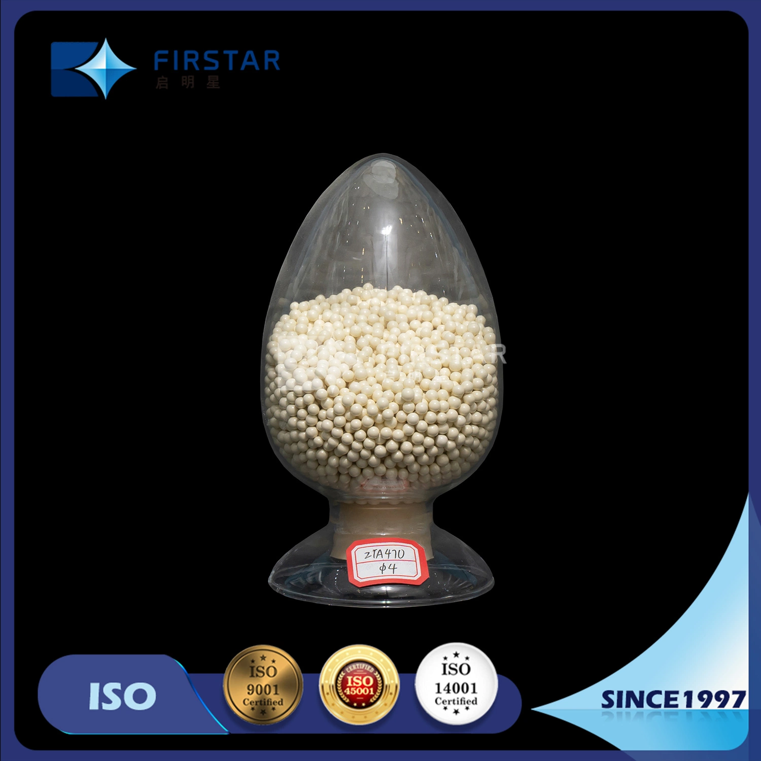 Ceramic Grinding Media Sg4.1 Polished Zirconia Silicate Grinding Beads for Chemical Industry