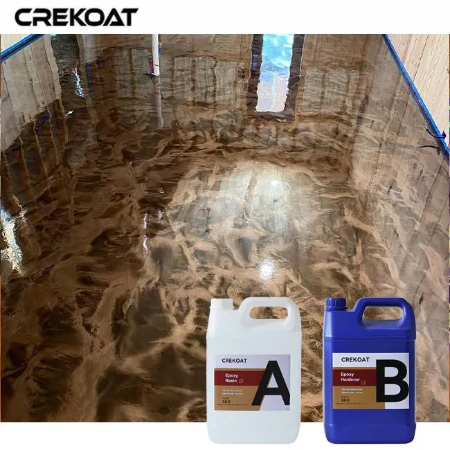 Creative Application Systems Brown Metallic Epoxy for Concrete Counter Tops