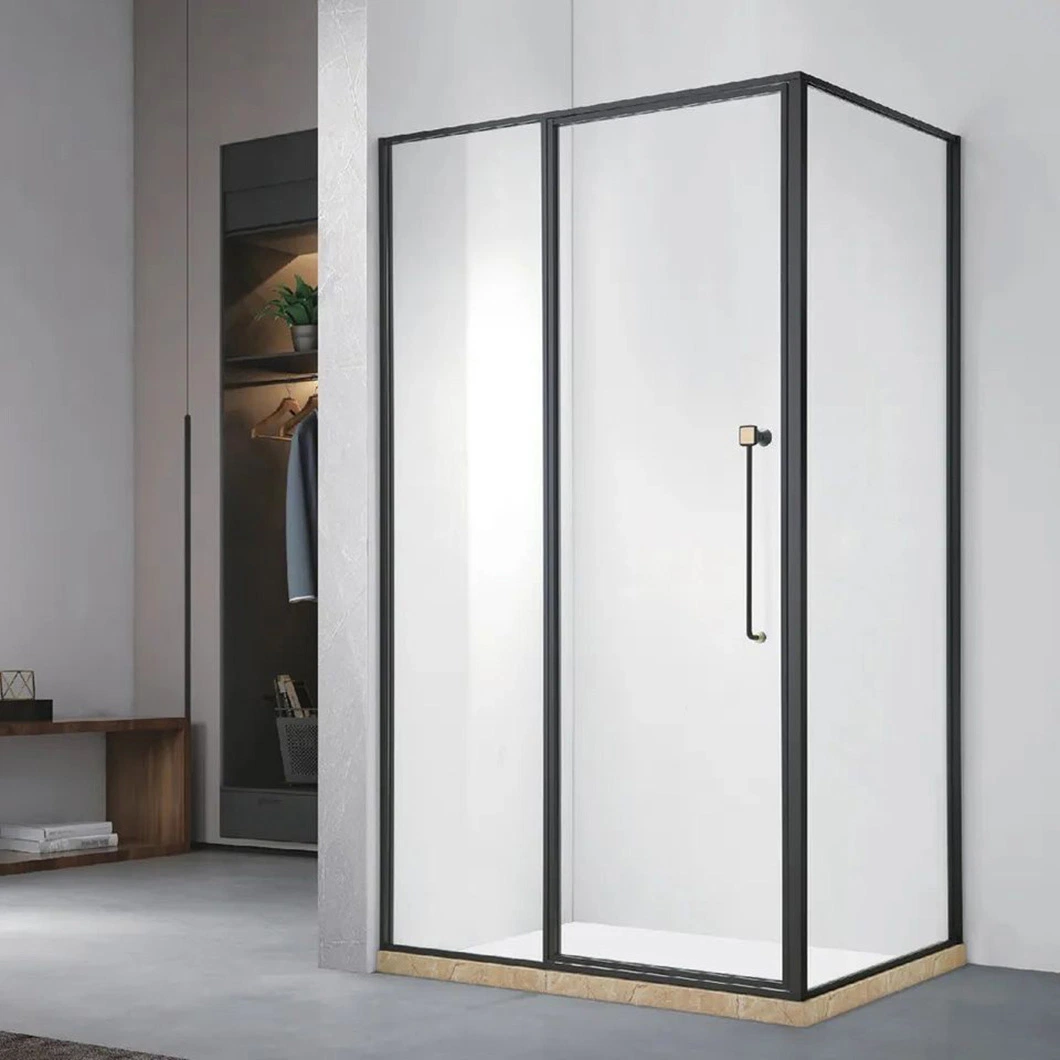 Qian Yan Walk-in Shower Cubicles China High End Bathroom Showers Manufacturing OEM Customized Sector Tray Shape Luxury Bathroom with Walk-in Shower