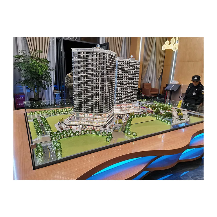 High quality/High cost performance  Miniature Building Model Hi Scale Architecture Building Model Real Estate Scale Models
