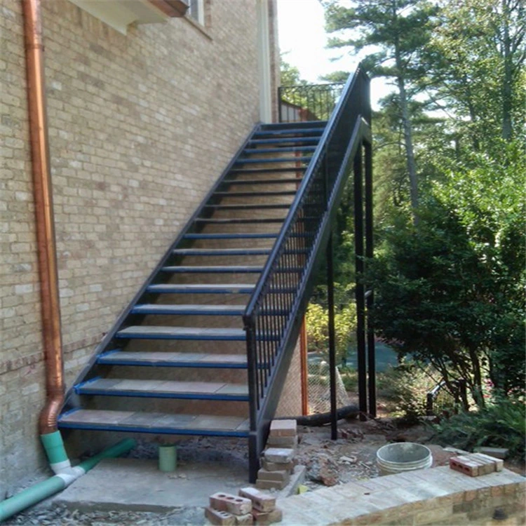 Prima Exterior Metal/Aluminum/Steel Stairs Outdoor Straight Staircase