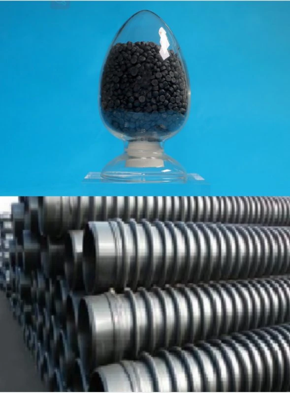 Water Pipe Material HDPE Resin Raw Material PE80/PE100 Black HDPE Plastic Granules