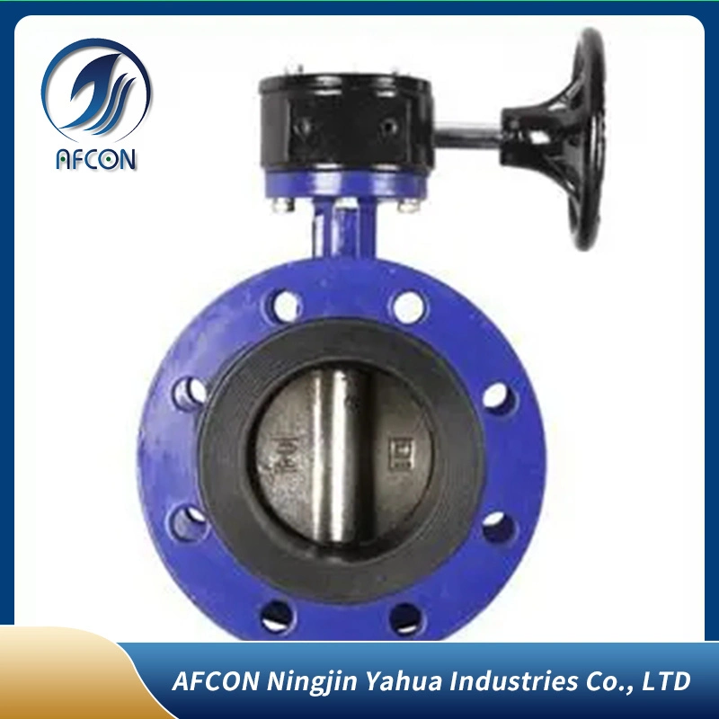 Gearbox Switch Box Double Acting Actuator Soft Seat Wafer or Flanged Butterfly Valve