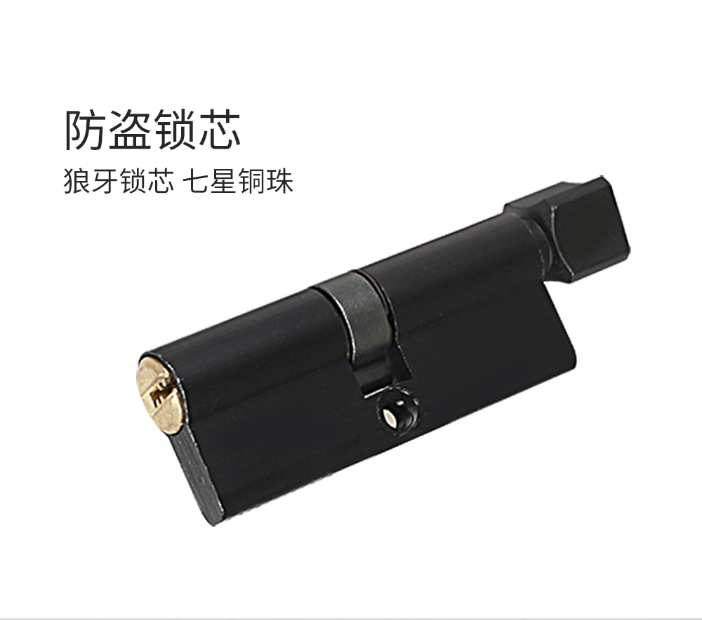 Black Internal Commercial Door Hardware Hinge Lock Door Accessories Building Hardware