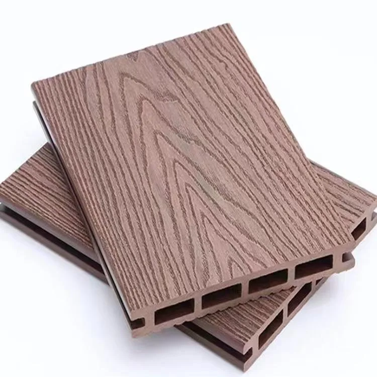 Waterproof WPC Decking Co-Extrusion Anti-UV Wood Plastic Composite Flooring
