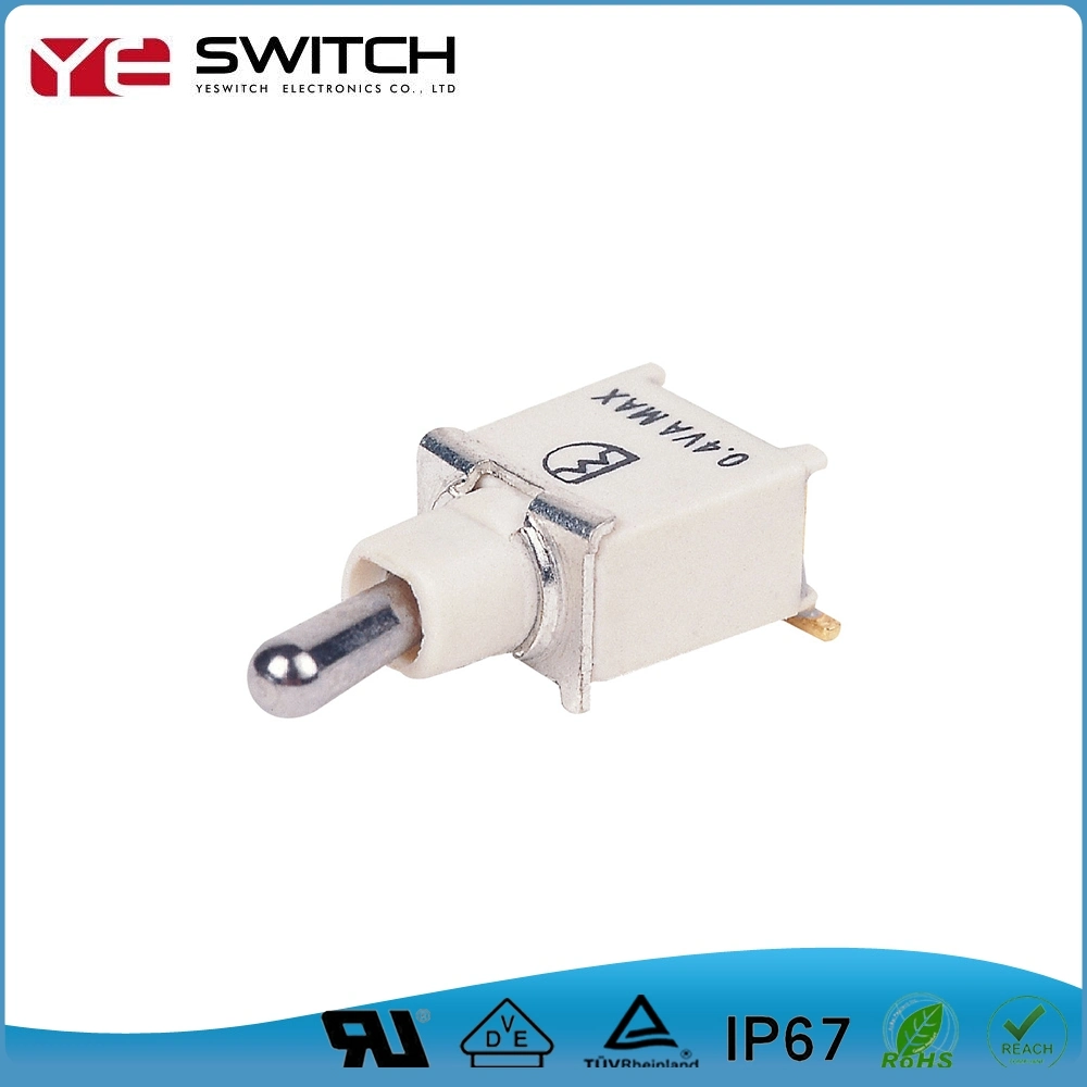 IP67 Waterproof Momentary Contact Miniature Toggle Switch with UL Certificates