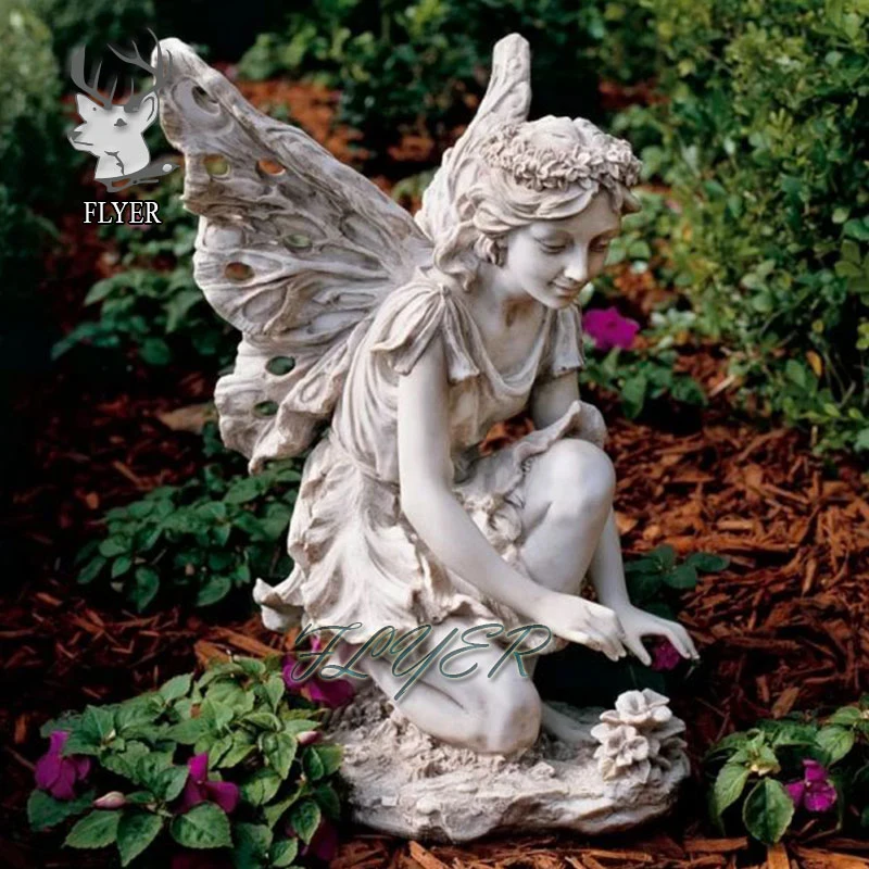 Jardin Décoration extérieure Beauté Angel Sculpture