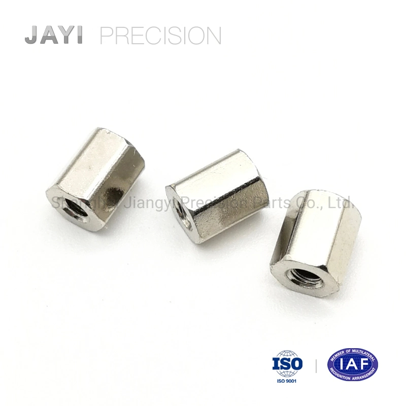 Copper Female-Female Spacer with Nickel Plated M2.0 Threaded